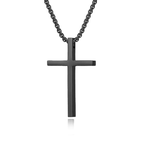 Christian Serenity Prayer Necklace with Lord's Prayer Pendant