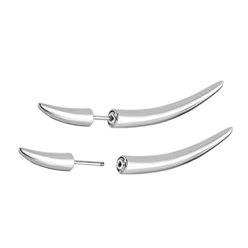 Stainless Steel Spike Stud Earrings for Men and Women