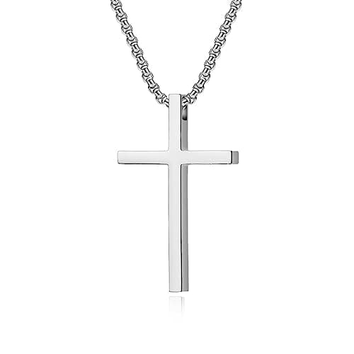 Christian Serenity Prayer Necklace with Lord's Prayer Pendant