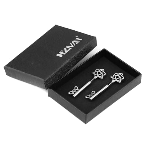 HZMAN Celtic Knot Stud Earrings