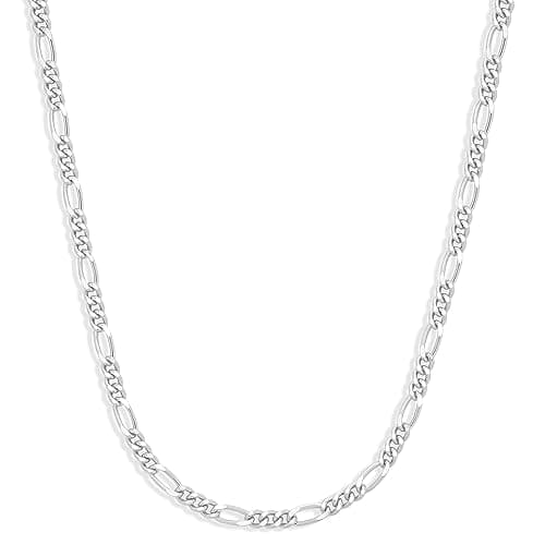 Amazon Essentials 5mm Plated Figaro Chain Necklace