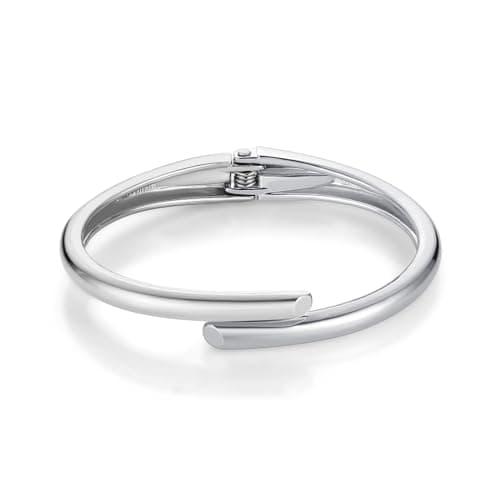 Women's 14K Gold Plated Thin Open Cuff Bracelet
