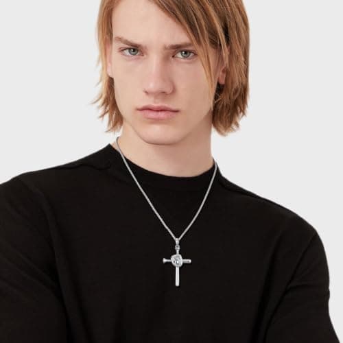 Men's Sports Pendant Necklace in 925 Sterling Silver