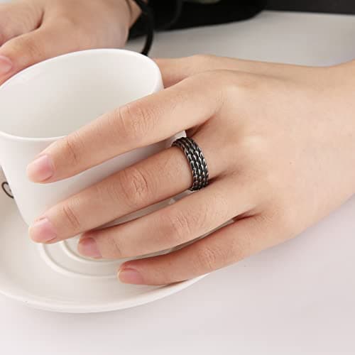 Dragon Scale Ring Stainless Steel Vintage Gothic Punk Biker Jewelry Gift