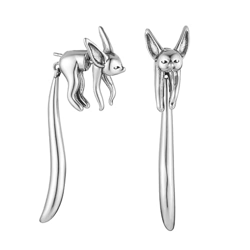 HZMAN Cute Fox Surgical Steel Earrings for Women