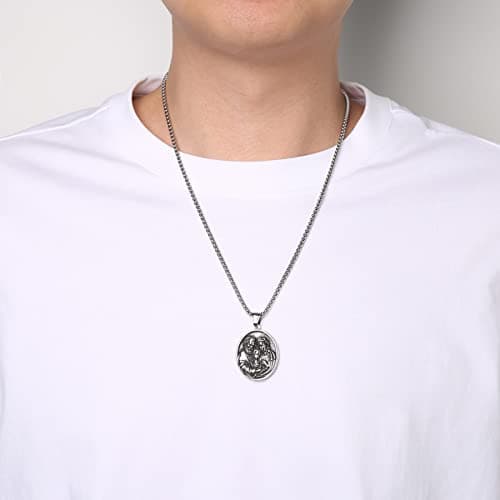 Christian Necklace featuring Virgin Mary, Jesus, and St. Joseph - Men and Women Gift
