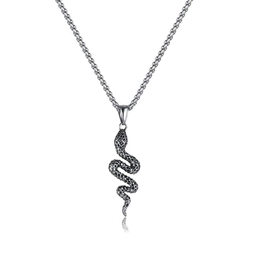 Stainless Steel Multicolored Pendant Necklace for Men & Women Gift
