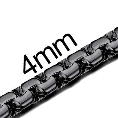 Men's Stainless Steel Cuban Link Chain Necklace, Silver/Black/Gold Plated, 4/6/9mm, 18-30 inches, Gift Jewelry