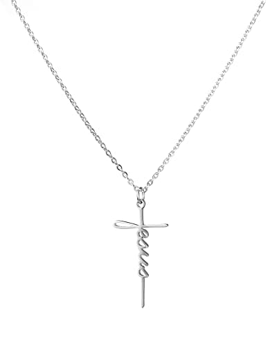 omodofo Bible Verse Confirmation Cross Pendant Necklace Gift