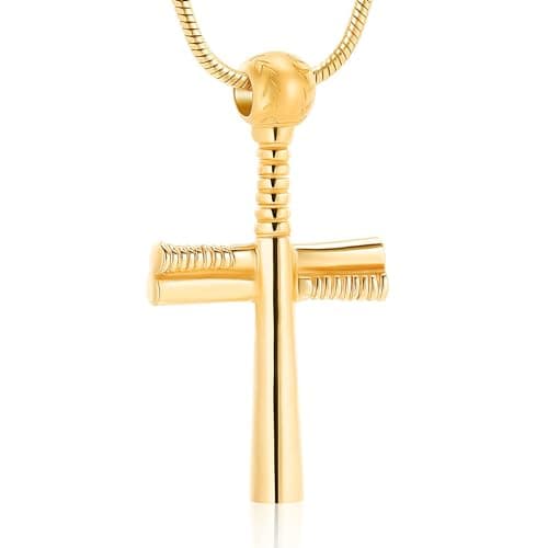 AIWENXI Baseball Ash Jewelry Pendant for Cremation Keepsake