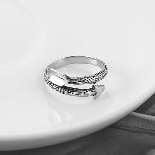 HZMAN Stainless Steel Retro Gothic Ring for Men & Women - Classic Jewelry Gift