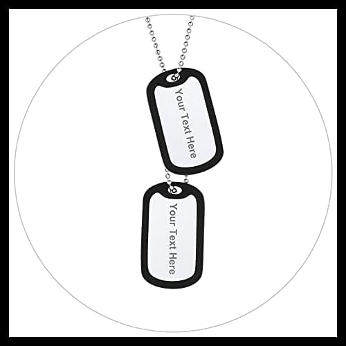 PROSTEEL Stainless Steel Cross Jewelry Dog Tags Pendant