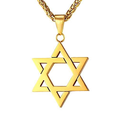 Hexagonal Star of David Necklace for Boys