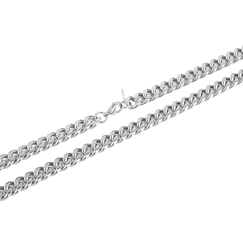 Stainless Steel Men's Gold Chain Hip Hop Necklace