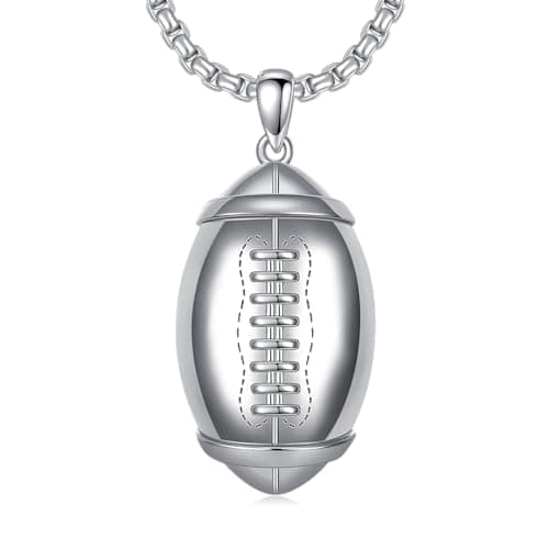 Men's Sports Pendant Necklace in 925 Sterling Silver