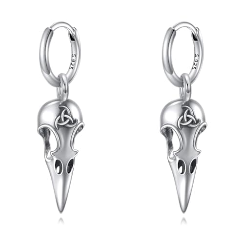 AINFQY Sword Drop Earrings 925 Sterling Silver Viking Jewelry