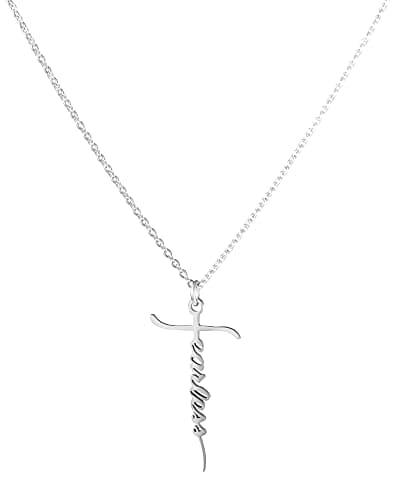 omodofo Bible Verse Confirmation Cross Pendant Necklace Gift