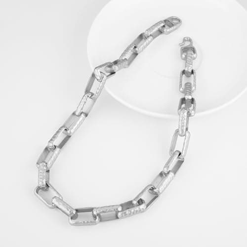HZMAN Men's Hip Hop Alloy Heavy Paperclip Chain Necklace Gift