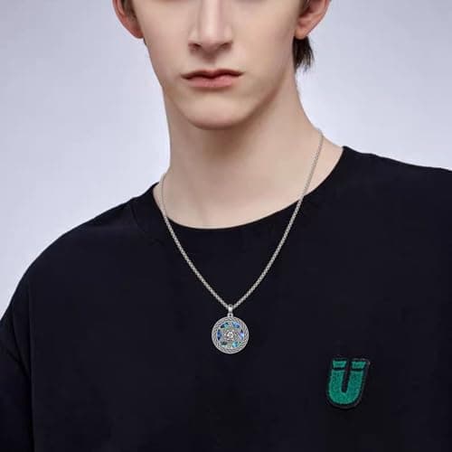 Nordic Viking Star of David Necklaces for Men and Women