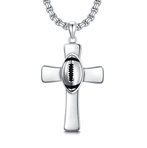 Men's Sports Pendant Necklace in 925 Sterling Silver