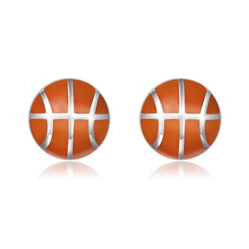 Sports Mom Jewelry: 925 Sterling Silver Earrings for Softball, Volleyball, Basketball, Baseball, Football, and Soccer – Hypoallergenic Gifts for Women and Players