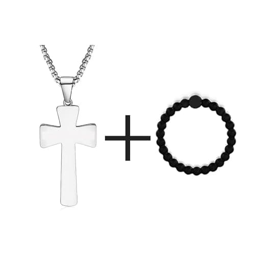 XIEXIELA Stainless Steel Baseball Strength Necklace for Boys & Men
