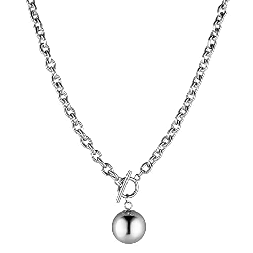 Women's Stainless Steel Heart Pendant Multilayer Necklace