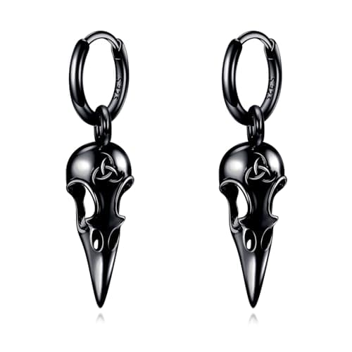 AINFQY Sword Drop Earrings 925 Sterling Silver Viking Jewelry