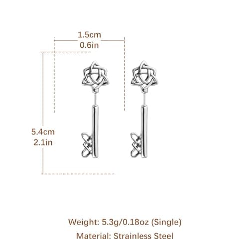 HZMAN Celtic Knot Stud Earrings