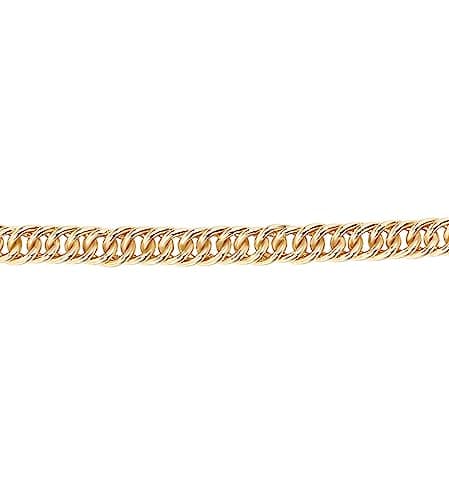 Pavoi 14K Gold Plated Curb Necklace with Beads and Chains