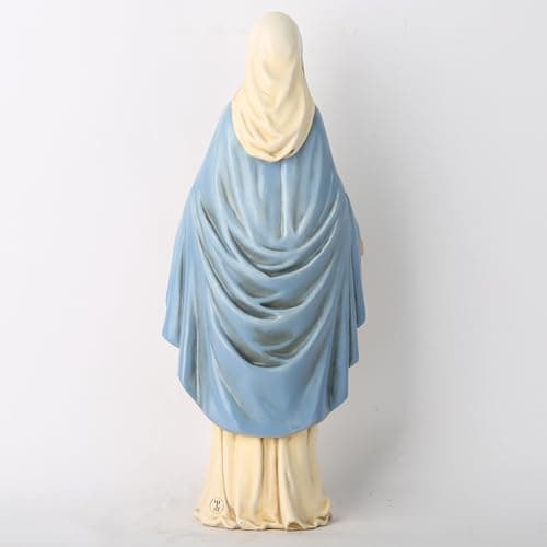 BC BuildClassic 12.5" Blessed Virgin Mary Statue, Hand Painted Religious Gift