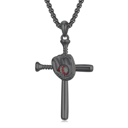 Men's Sports Pendant Necklace in 925 Sterling Silver