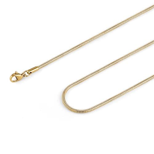 HZMAN Snake Chain Necklace for Men and Women