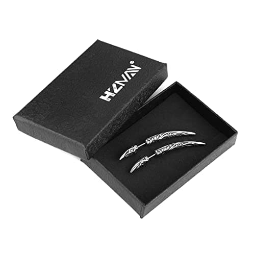 Stainless Steel Spike Stud Earrings for Men and Women