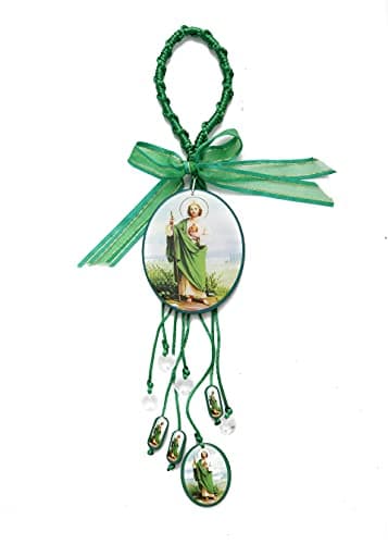 BONITTER Oval Virgin Mary Saint Benedict Medal Gift for Men or Women