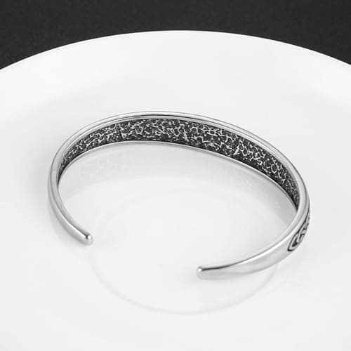 Nordic Viking Celtic Knot Bracelet for Men - Stainless Steel Cuff Bracelet