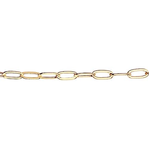 Pavoi 14K Gold Plated Curb Necklace with Beads and Chains
