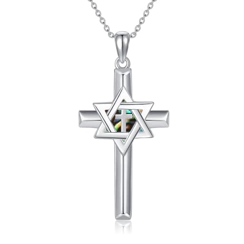 Sterling Silver Star of David Pendant Judeo-Christian Jewelry for Men & Women