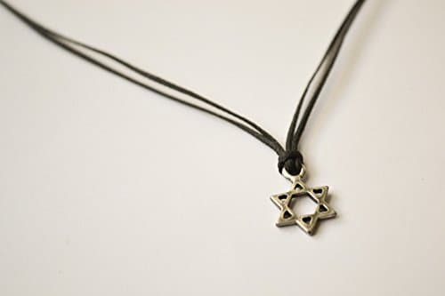 Shani & Adi Silver Star of David Necklace for Men, Israeli Jewish Gift