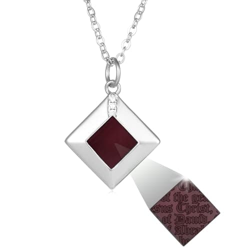 Nano Bible Necklace for Women: World's Smallest New Testament Pendant