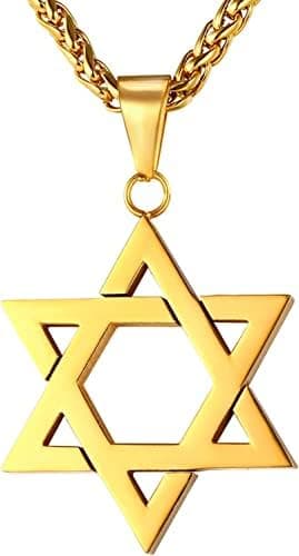 Star of David Necklace for Boys Birthday Gifts