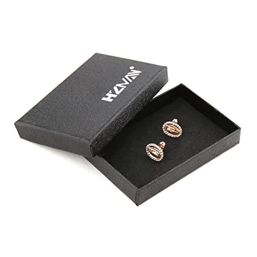 14K Gold Plated Virgin Mary Stud Earrings for Women