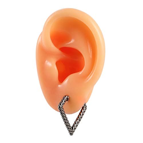 HZMAN Bike Punk Stainless Steel Hoop Earrings, Perfect Gift for Holidays and Weddings
