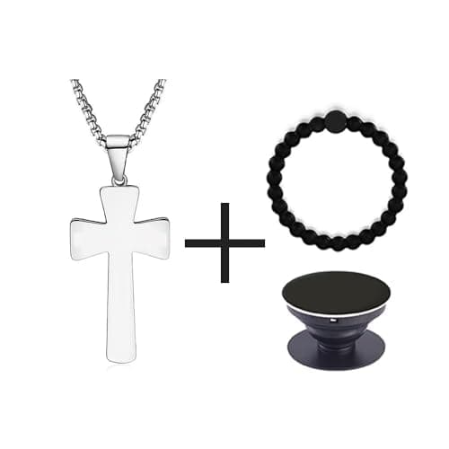 XIEXIELA Stainless Steel Baseball Strength Necklace for Boys & Men
