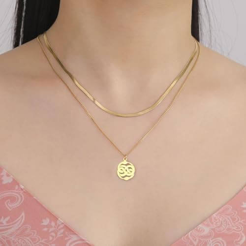 NADOXIMA Infinity Snake Pendant Jewelry Gifts for Men & Women