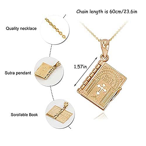 Christian Miniature Bible Necklace for Young Adults
