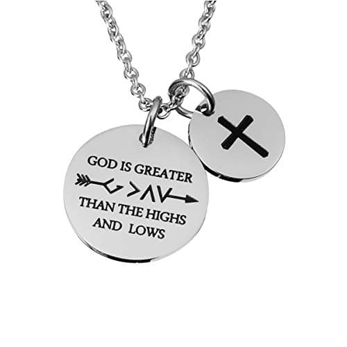 omodofo Bible Verse Confirmation Cross Pendant Necklace Gift