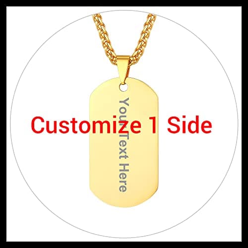 PROSTEEL Stainless Steel Cross Jewelry Dog Tags Pendant