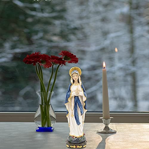 Comfy Hour 6" Religious Virgin Mary Praying Statue, Home Madonna Figurine