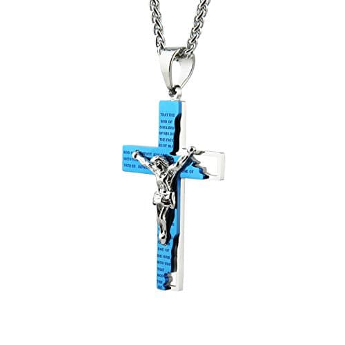 Men's Stainless Steel Cross Necklace